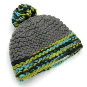 MOSHIKI Beanie Hat Pom Pom Knit Wool Made in Nepal Lined Warm Winter Women Snow